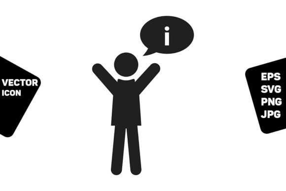 Answer Icon Vector Male Person Profile: A Versatile Graphic Design Asset for Modern Branding