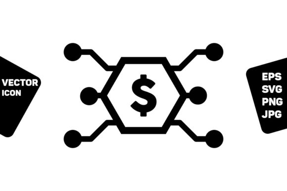 Digital Dollar Currency Icon Vector Review for Embroidery Projects