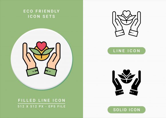 Eco Friendly Icons Set: A Practical Graphic Design Asset for Creative Projects