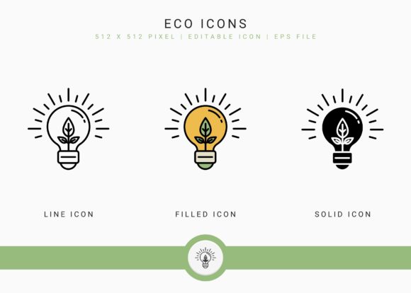 Eco Icons Set: A Brand Designer’s Take on Modern, Editable Graphic Design Assets