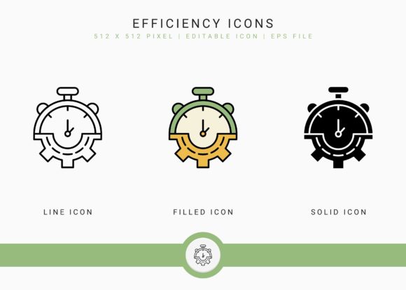 Efficiency Icons Set Review: Practical for Real Embroidery Projects
