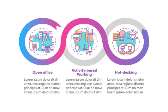 Future Office Conditions Vector Template: A Modern Graphic Design Asset for Content Creators
