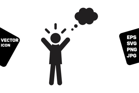 Idea Icon Vector Male Person Profile Review: A Practical Embroidery Design