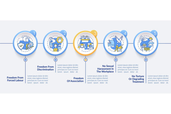 Migrant Workers Freedoms Awareness Graphics for Real Crafting Projects