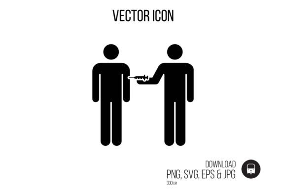 Vaccine Icon: A Versatile Graphic Design Asset for Crafters